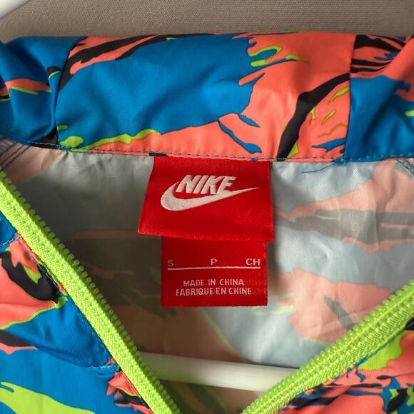 Nike sz S‎ Windbreaker Jacket Blue Orange - Picture 5 of 9